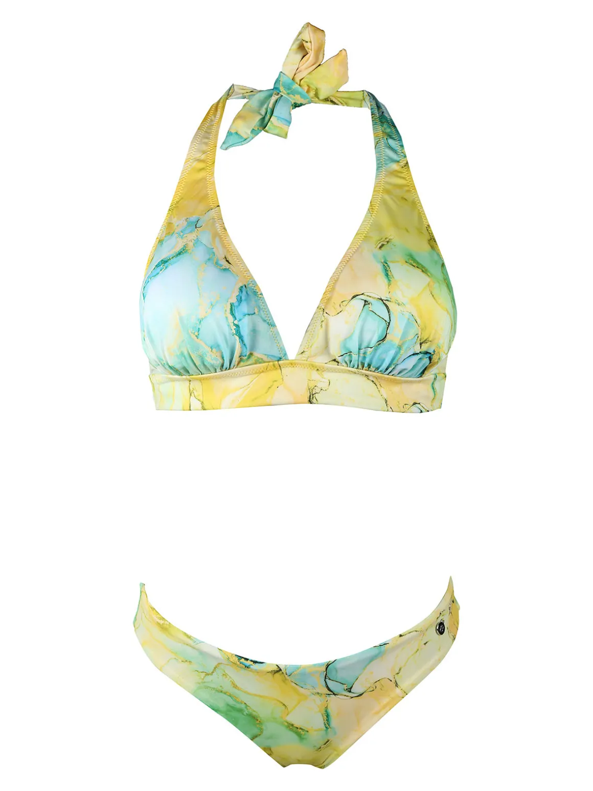 Bellissima CHIA Bikini donna coppa B con allacciatura al collo