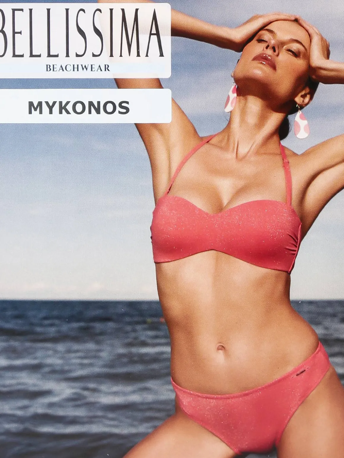Bellissima Costume bikini donna a fascia in lurex