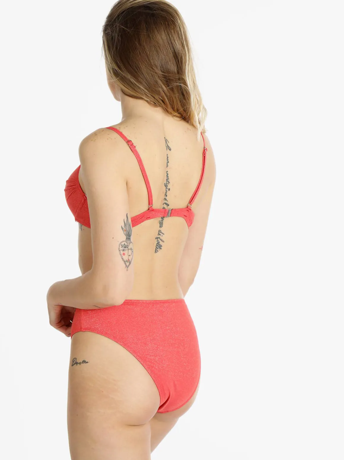 Bellissima Costume bikini donna in lurex imbottito