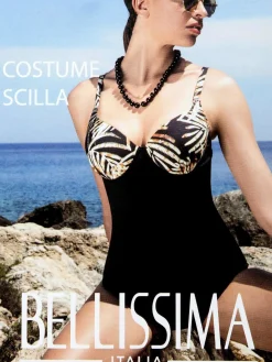 Bellissima SCILLA Costume da bagno intero coppa B imbottita con ferretto