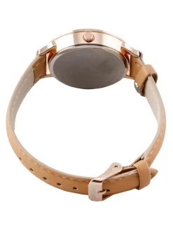Bellos Orologio al quarzo con cinturino in ecopelle