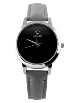 Bellos Orologio al quarzo con cinturino in ecopelle