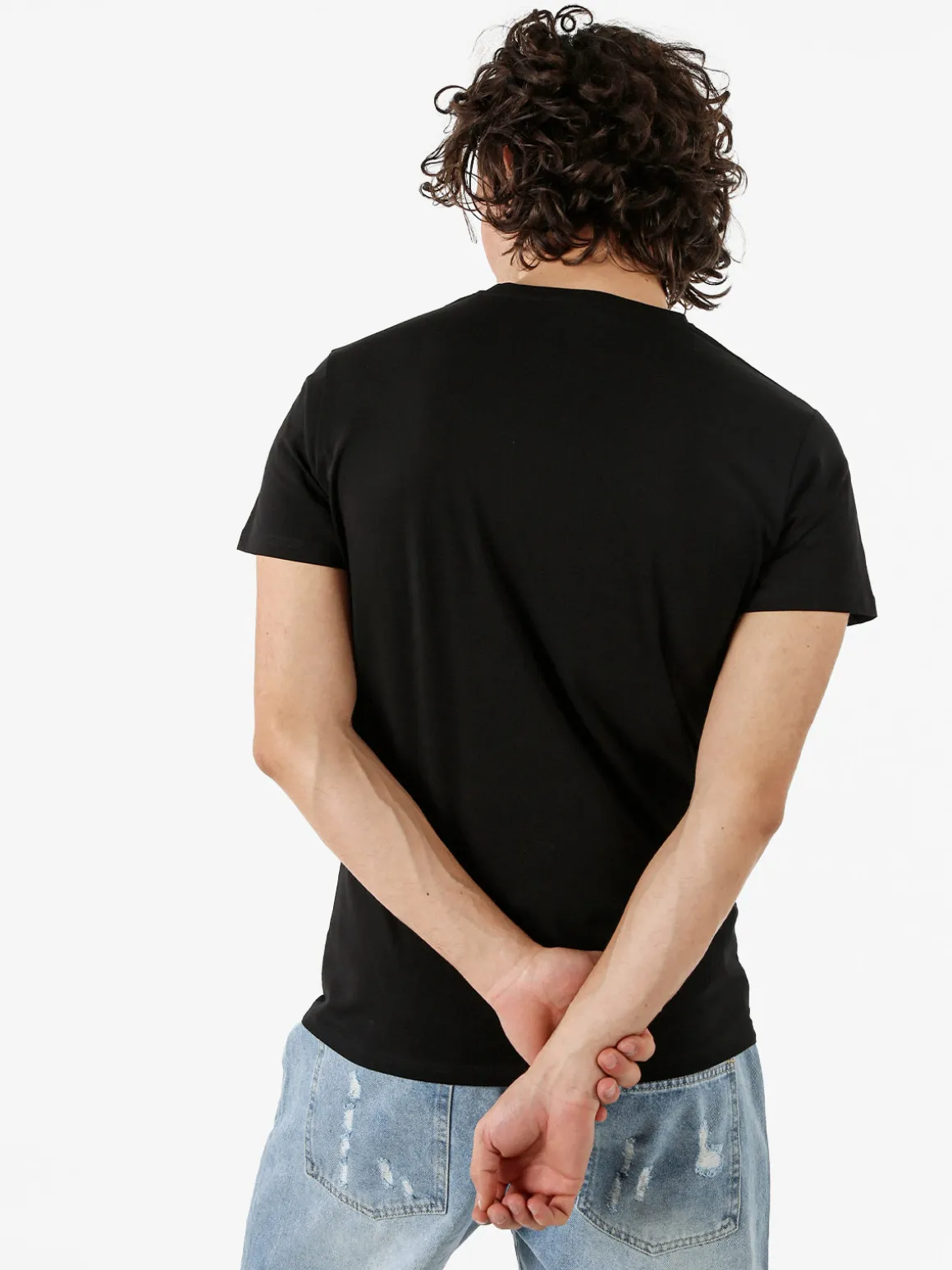 Belman T-shirt da uomo in cotone con stampa - nero