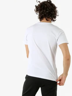 Belman T-shirt da uomo in cotone con stampa - bianco