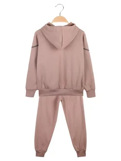 Best Kid'S Completo tuta felpata 2 pezzi da bambino con cappuccio e zip