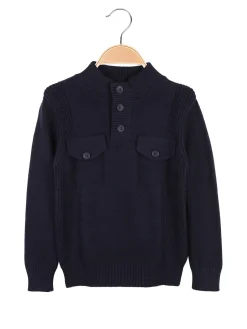 Best Kid'S Maglione da bambino con bottoni sullo scollo