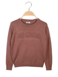 Best Kid'S Pullover da bambino in maglia con scritta in rilievo