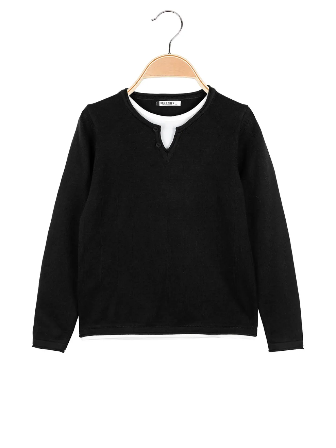 Best Kid'S Pullover da bambino in maglia con doppio scollo