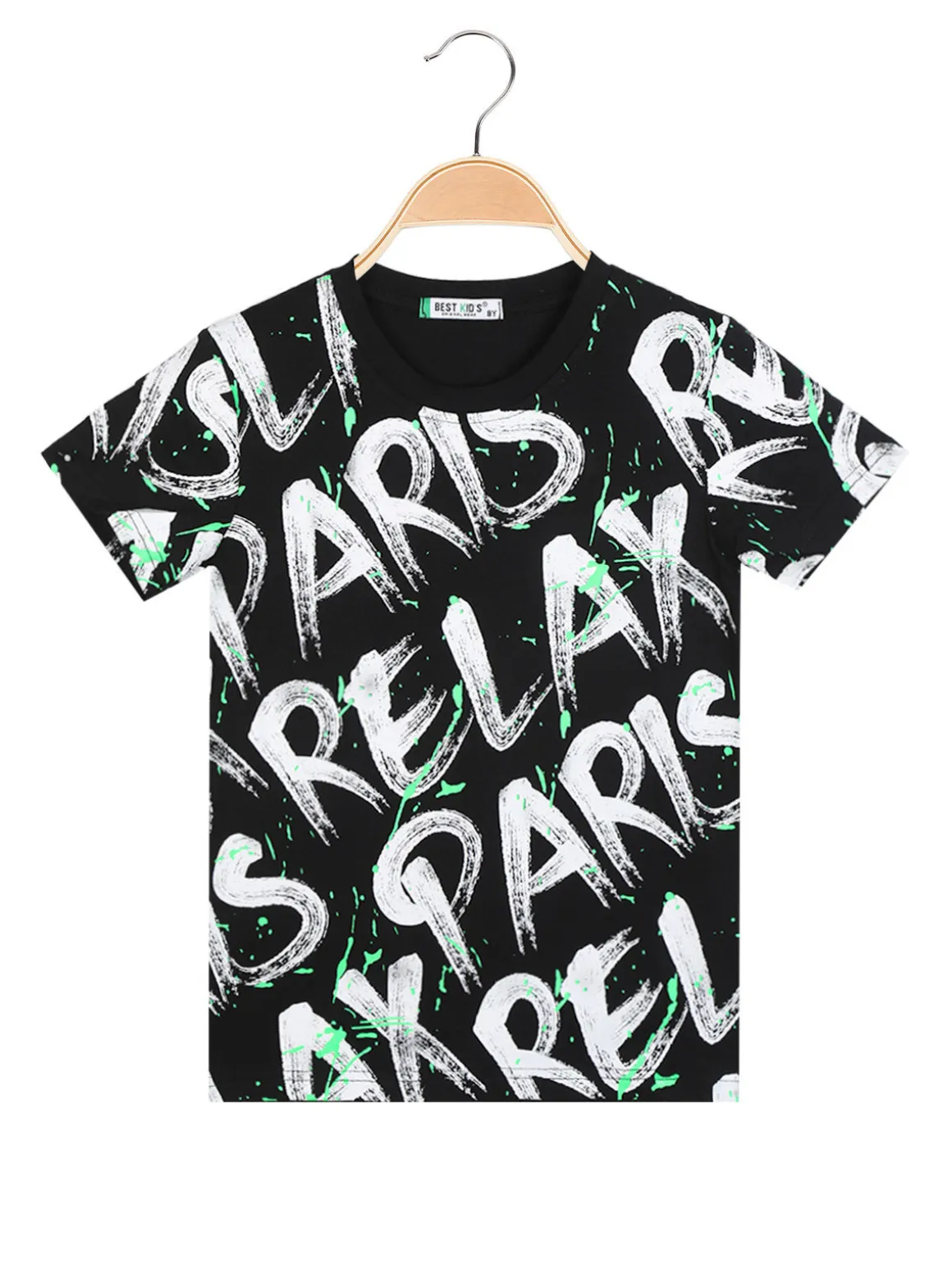 Best Kid'S T-shirt manica corta da bambino con scritte