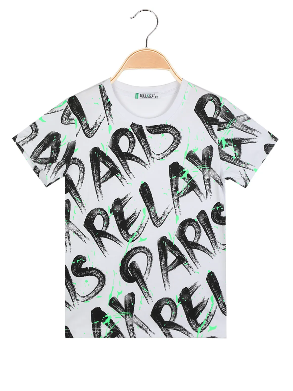 Best Kid'S T-shirt manica corta da bambino con scritte
