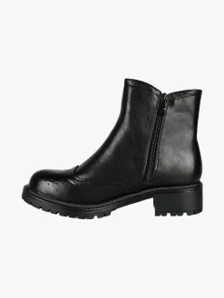 Besty Stivaletti chelsea donna con zip - nero