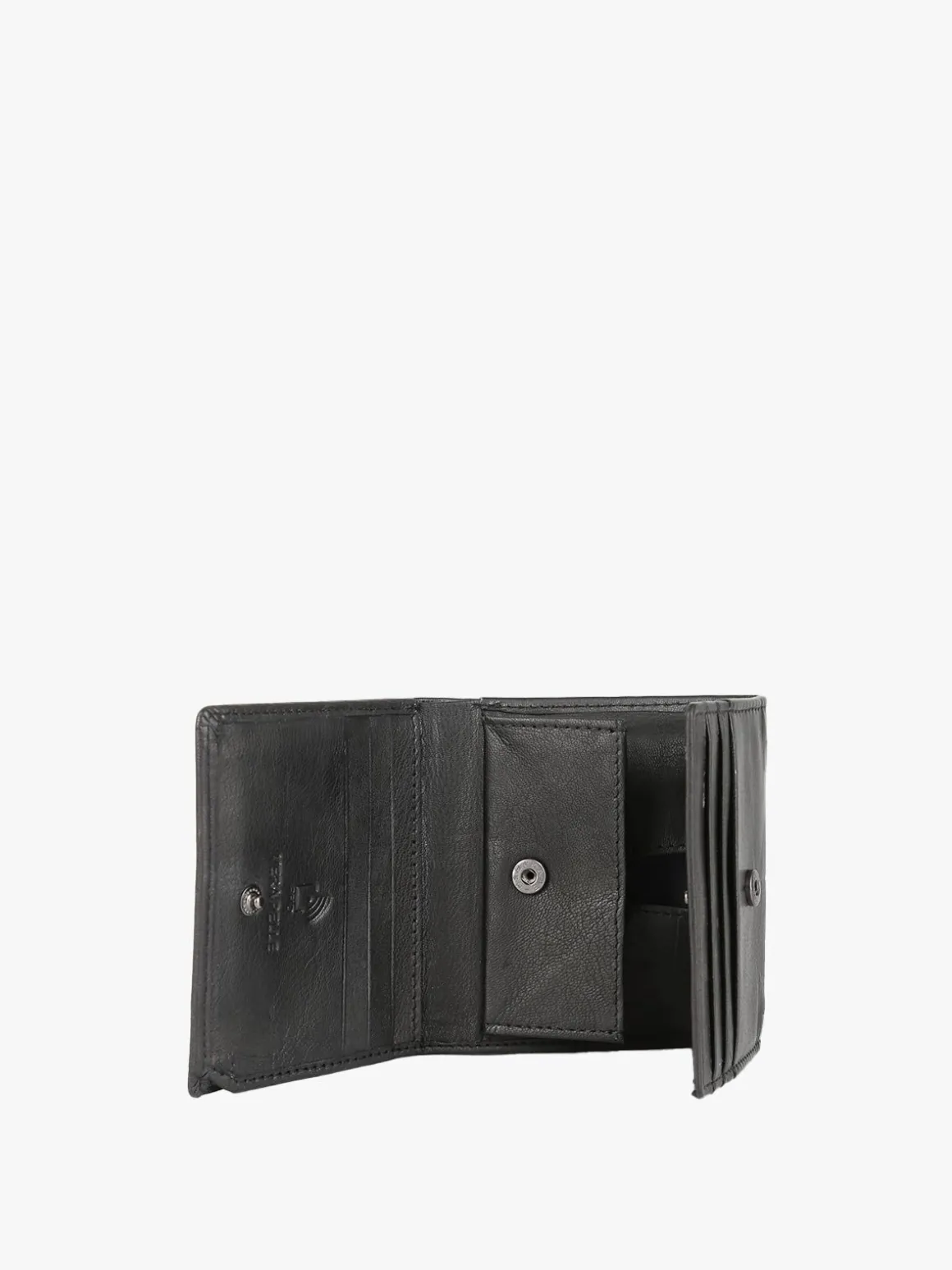 Biagiotti Uomo Mini portafoglio in pelle da uomo - nero
