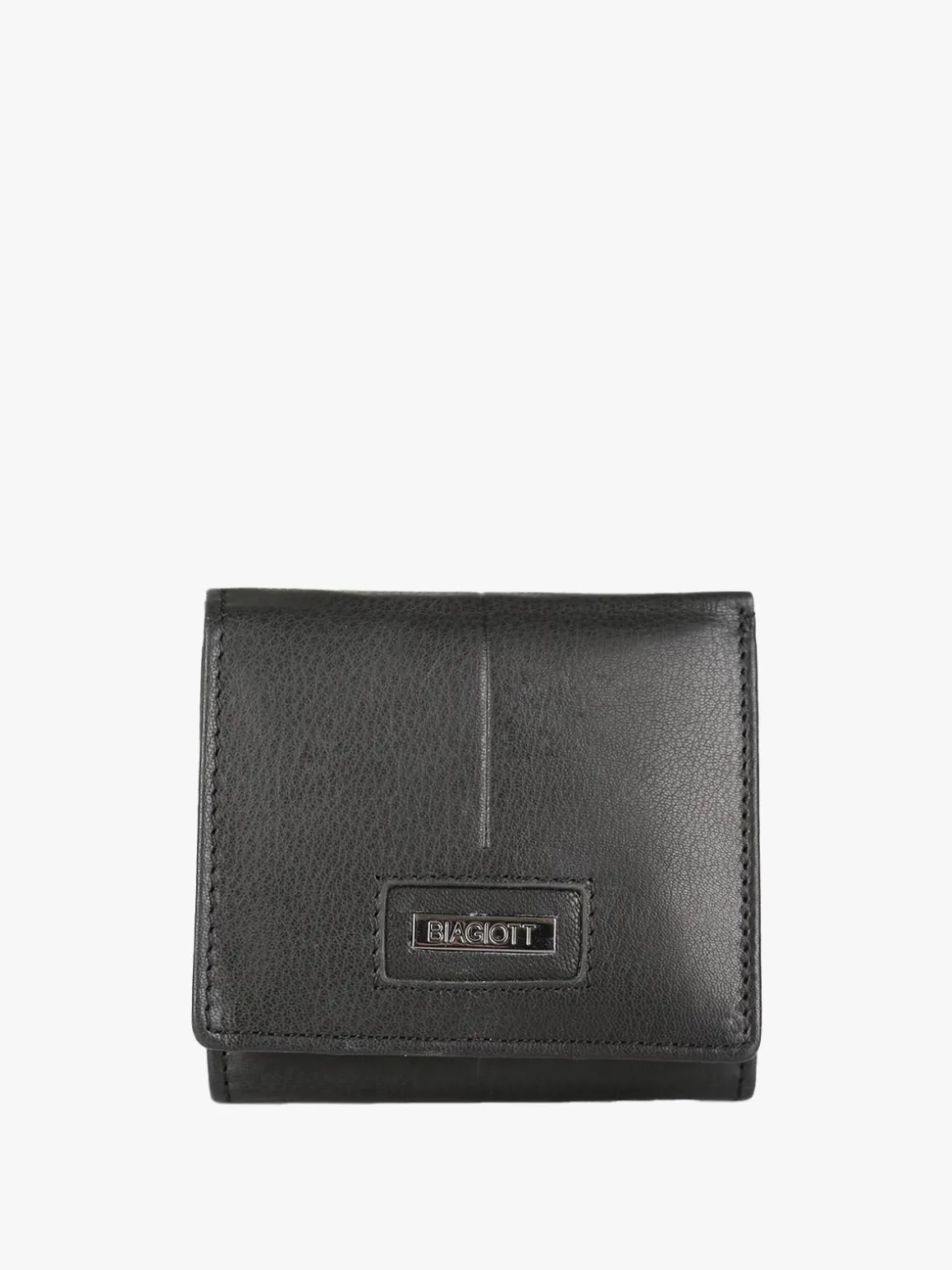 Biagiotti Uomo Mini portafoglio in pelle da uomo - nero