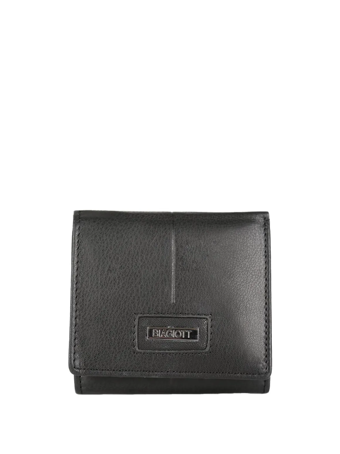 Biagiotti Uomo Mini portafoglio in pelle da uomo - nero