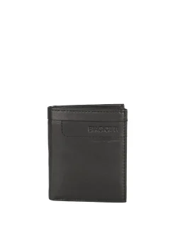 Biagiotti Uomo Mini portafoglio verticale in pelle da uomo - nero