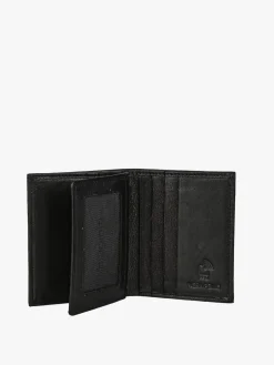 Biagiotti Uomo Mini portafoglio verticale in pelle da uomo - nero