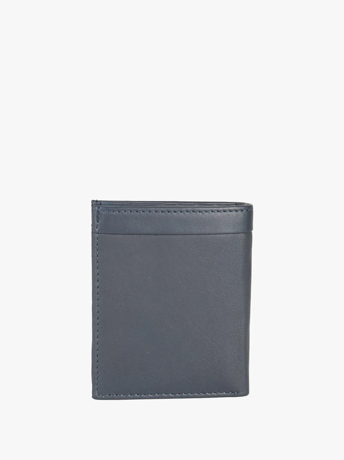 Biagiotti Uomo Mini portafoglio verticale in pelle da uomo - blu scuro