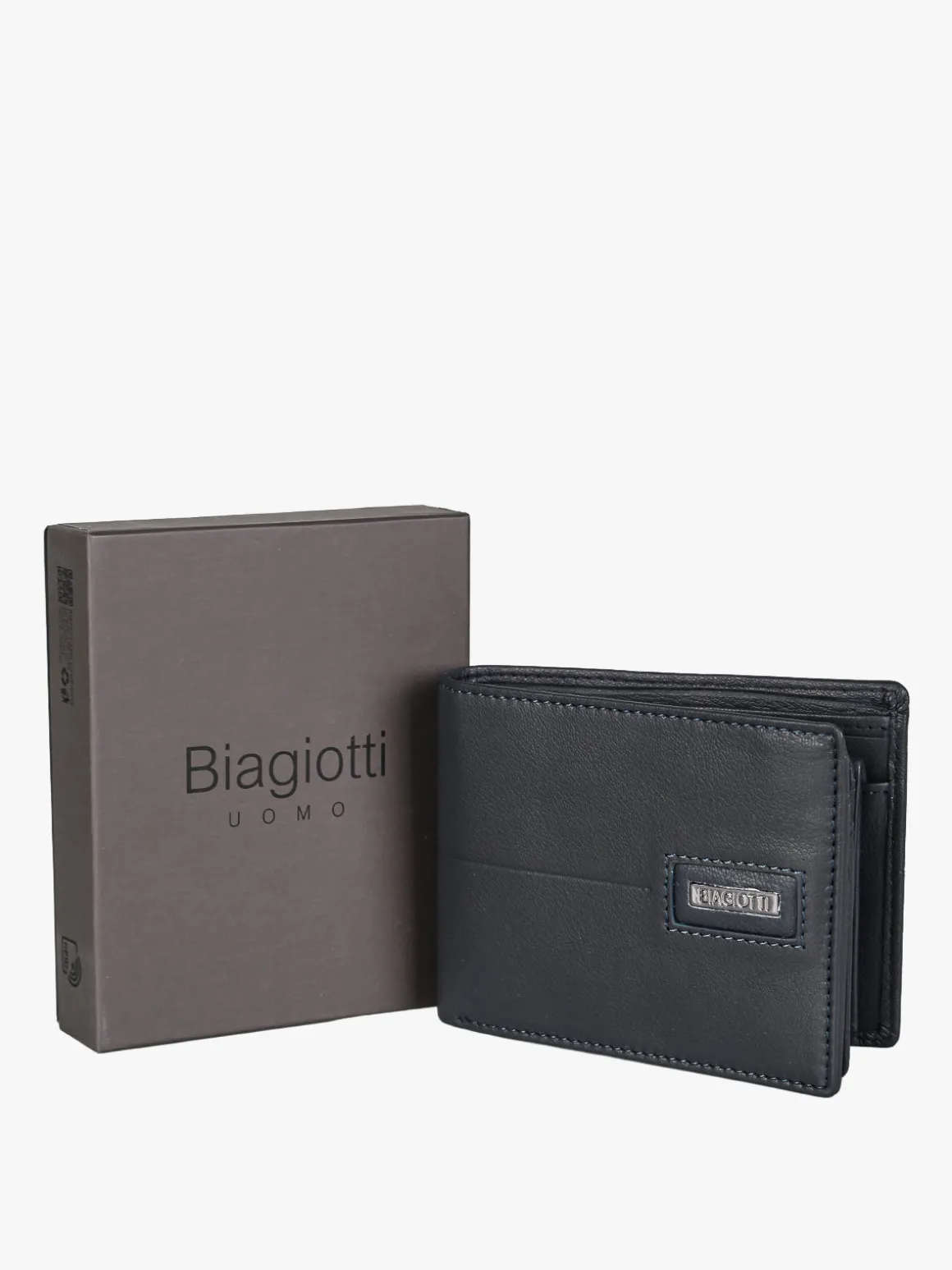 Biagiotti Uomo Portafoglio in pelle da uomo - moro