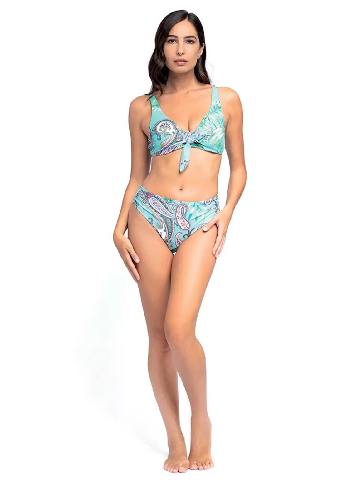 Bikini 4 You Bikini donna con ferretto e slip vita alta COPPA C