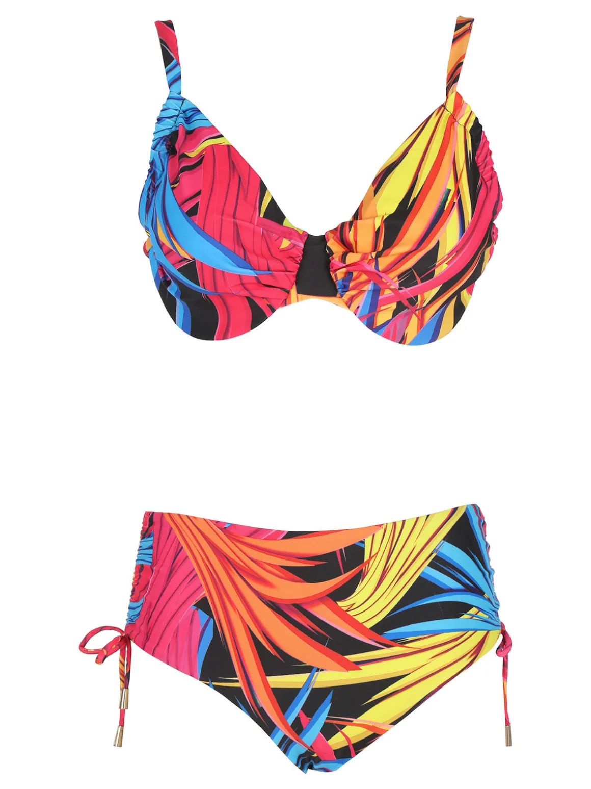 Bikini 4 You Bikini donna con ferretto e slip a vita alta