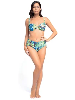 Bikini 4 You Bikini donna imbottito con ferretto e slip a vita alta COPPA C