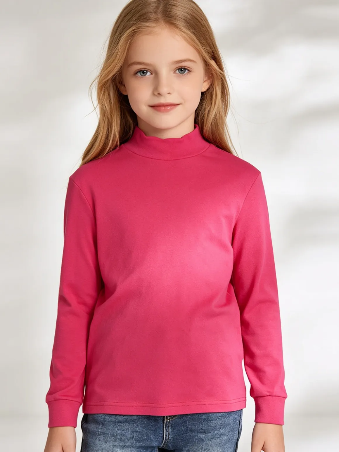Bimbissimi Maglia a lupetto da bambini a maniche lunghe