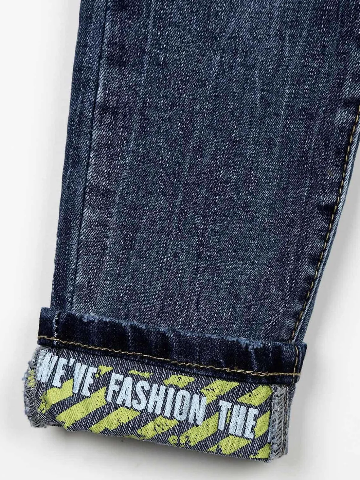 Bimbo Style Jeans con risvolto