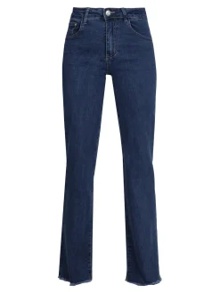 Blue Skk Jeans donna push-up a gamba larga