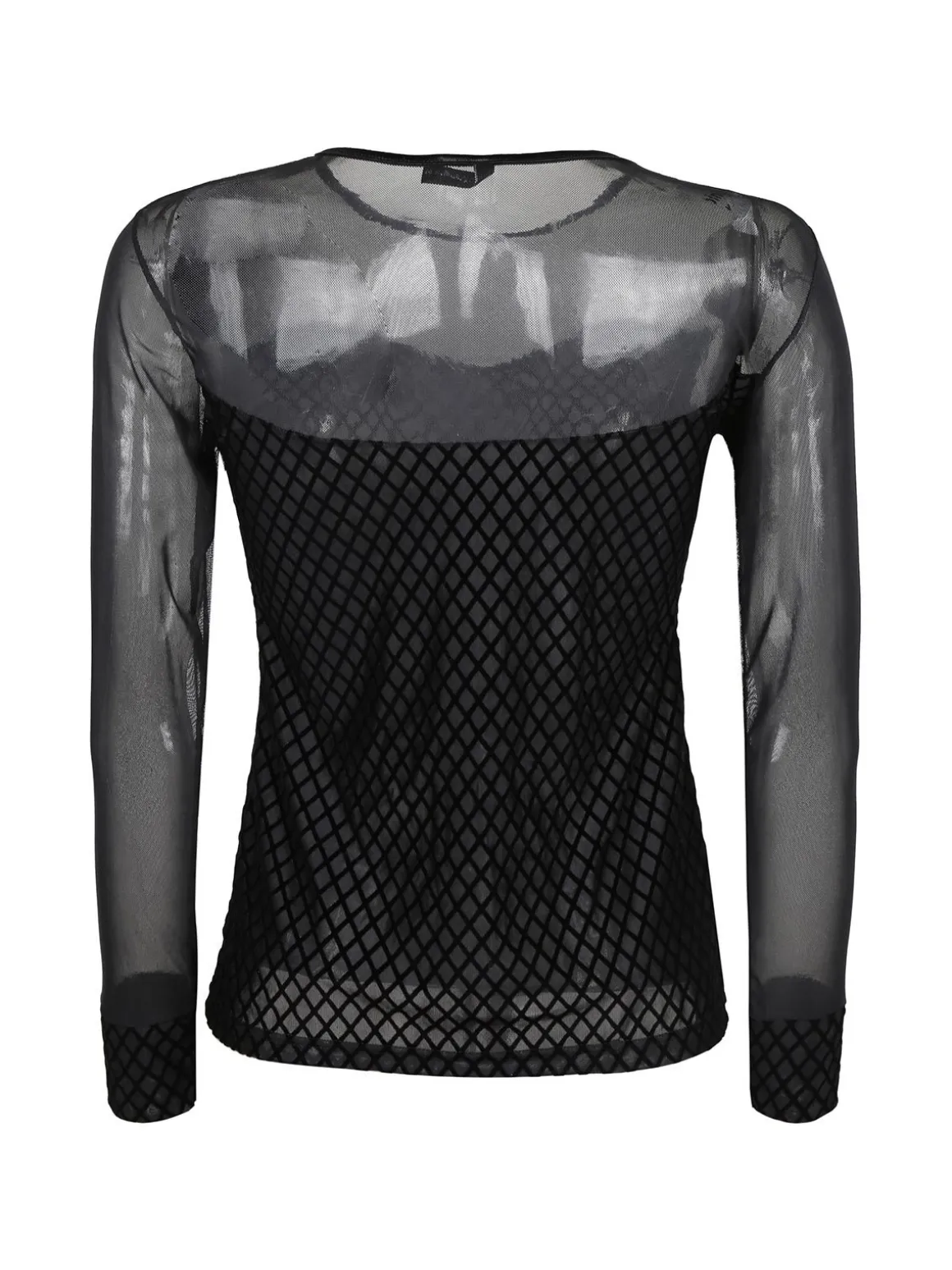 Bluoltremare Maglia in tulle e velluto