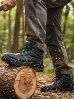 Blu Star Scarpe da lavoro antinfortunistiche da uomo - nero