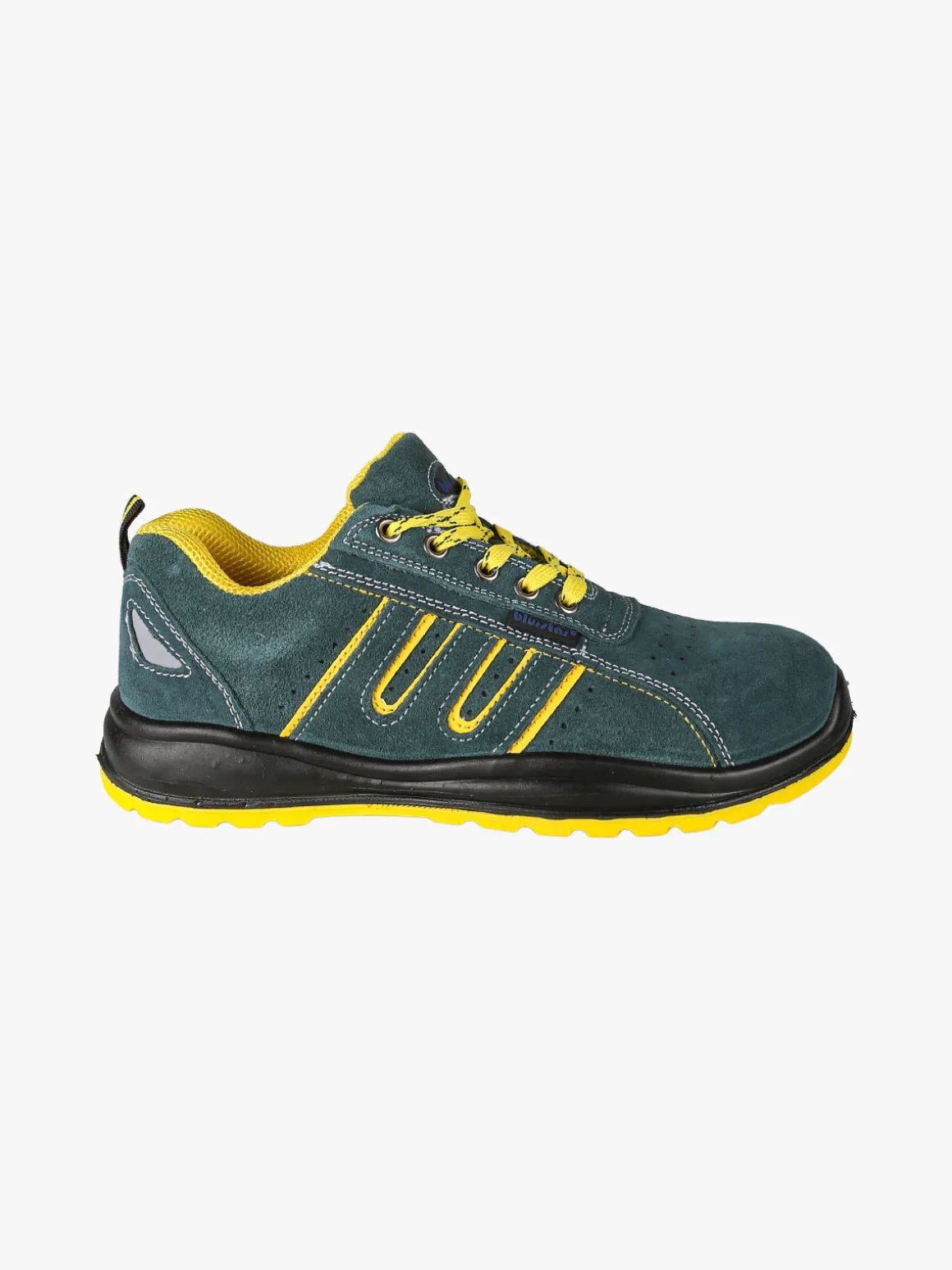 Blu Star Scarpe da lavoro uomo in pelle scamosciata - verde