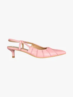 Bottega22 Slingback donna a punta con tacco a rocchetto - giallo