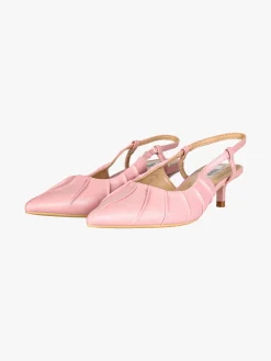 Bottega22 Slingback donna a punta con tacco a rocchetto - giallo