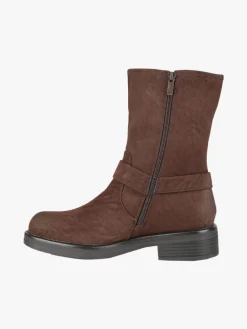 Bottega22 Stivaletti biker scamosciati da donna