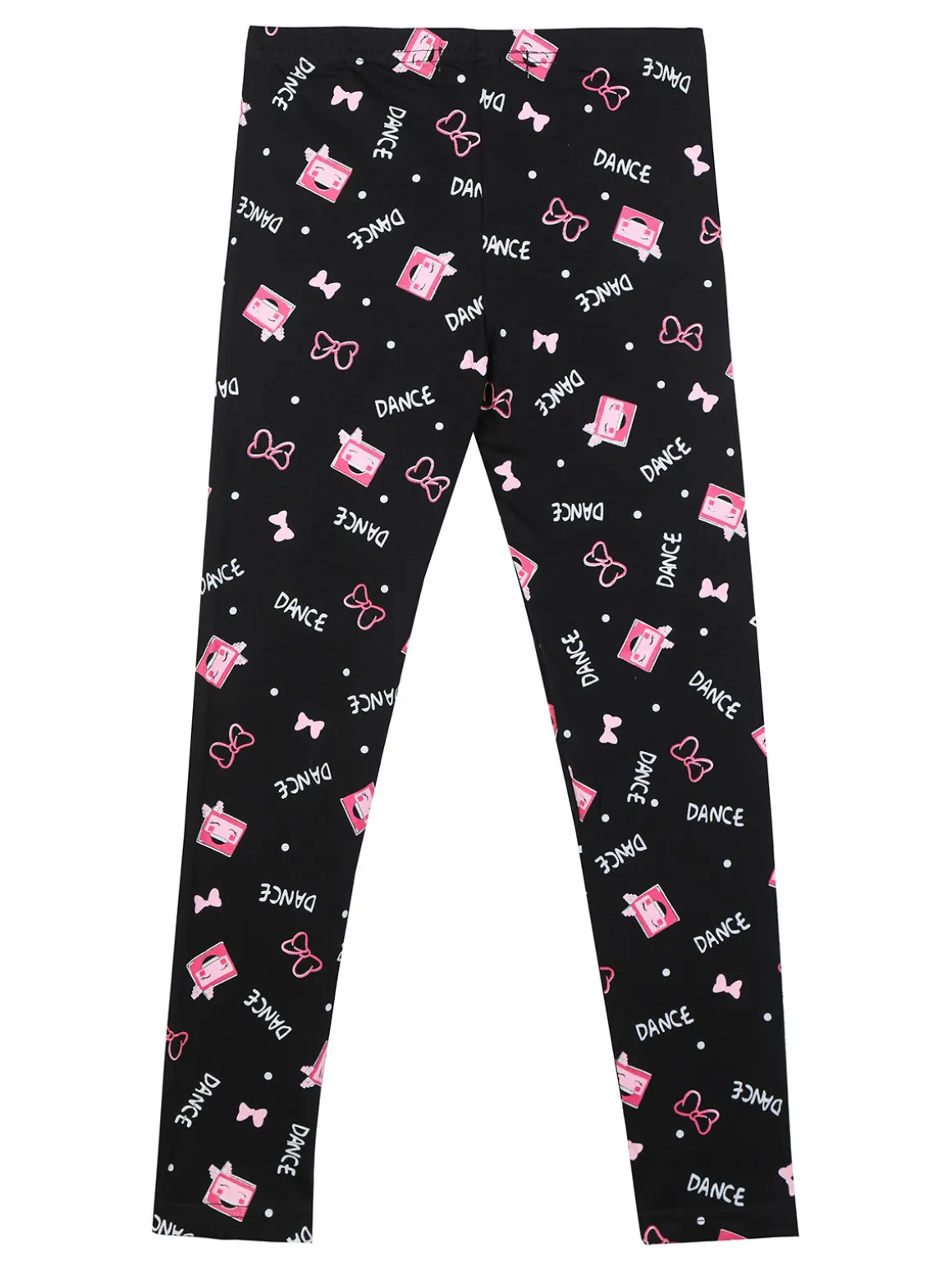 Bouny Baby Leggings in cotone da bambina con stampe