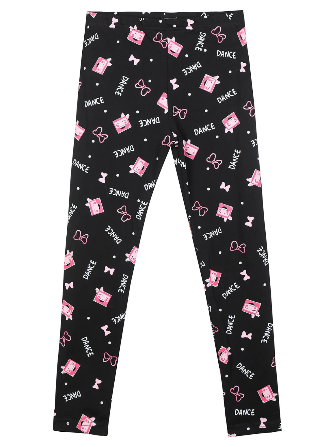 Bouny Baby Leggings in cotone da bambina con stampe