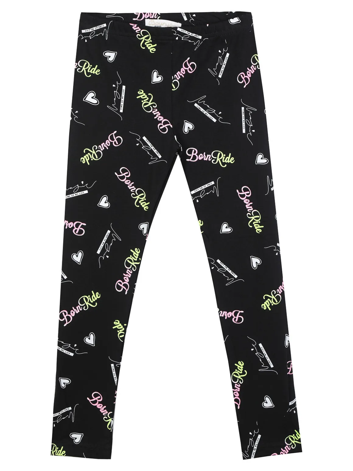 Bouny Baby Leggings in cotone da bambina con stampe
