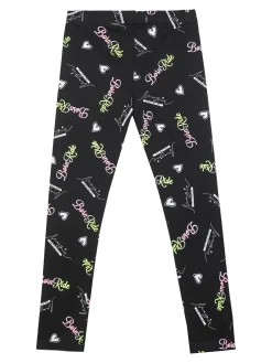 Bouny Baby Leggings in cotone da bambina con stampe