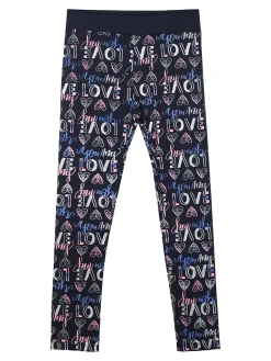 Bouny Baby Leggings stampati da bambina con fascia elastica