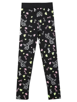 Bouny Baby Leggings stampati da bambina con fascia elastica