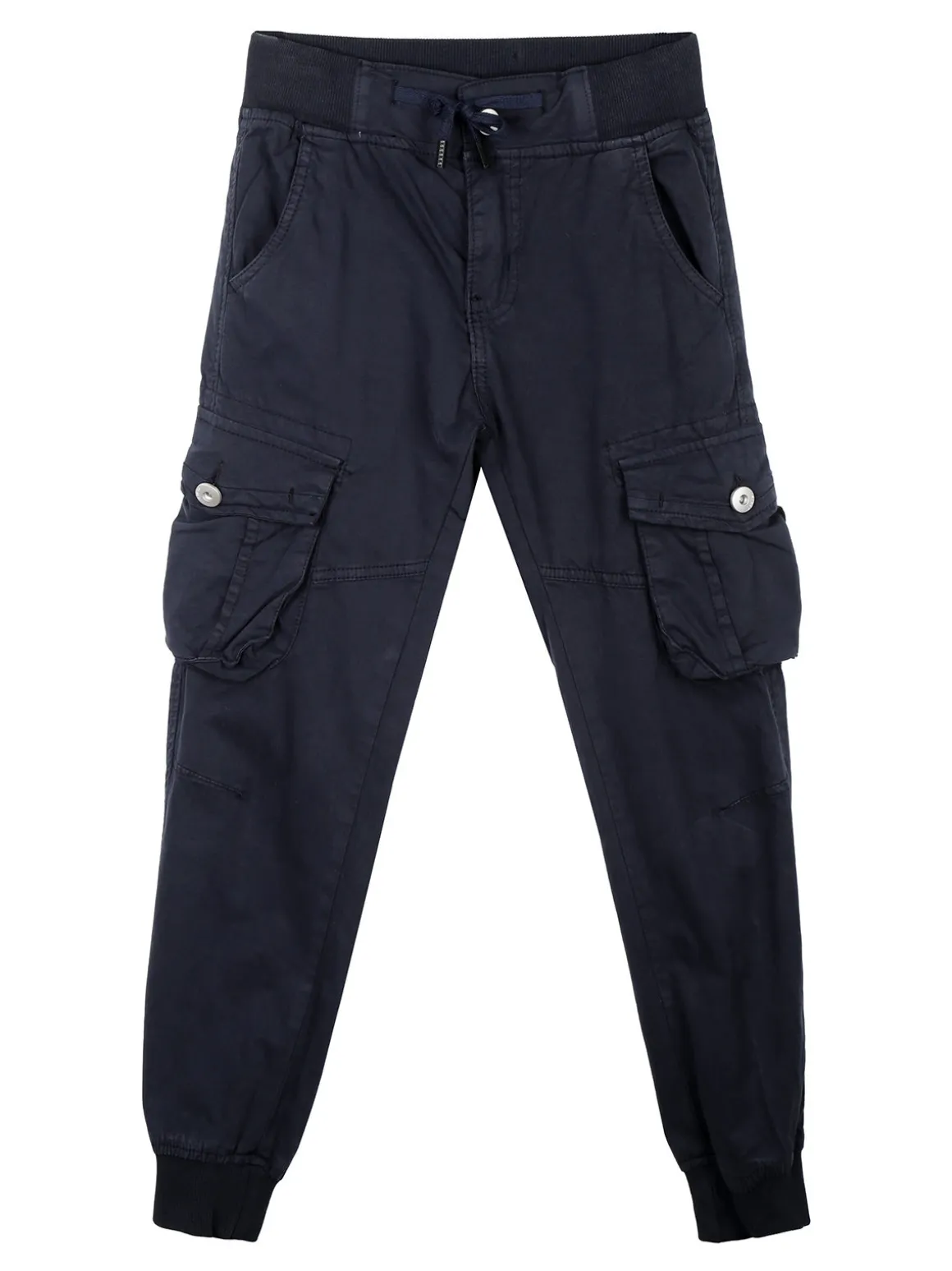 Boy & Studio Pantaloni da bambino con tasconi laterali e polsini