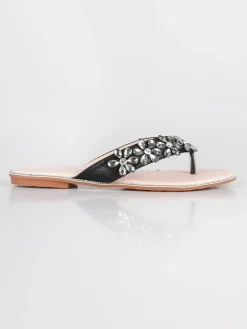 Braccialini Ciabatte infradito con strass