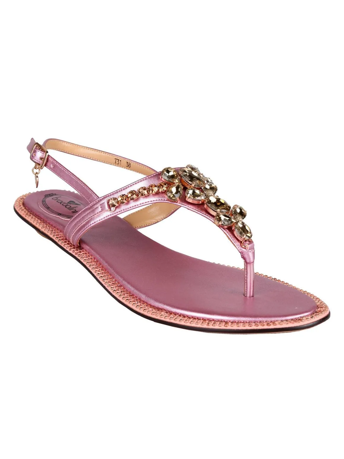 Braccialini infradito gioiello con strass