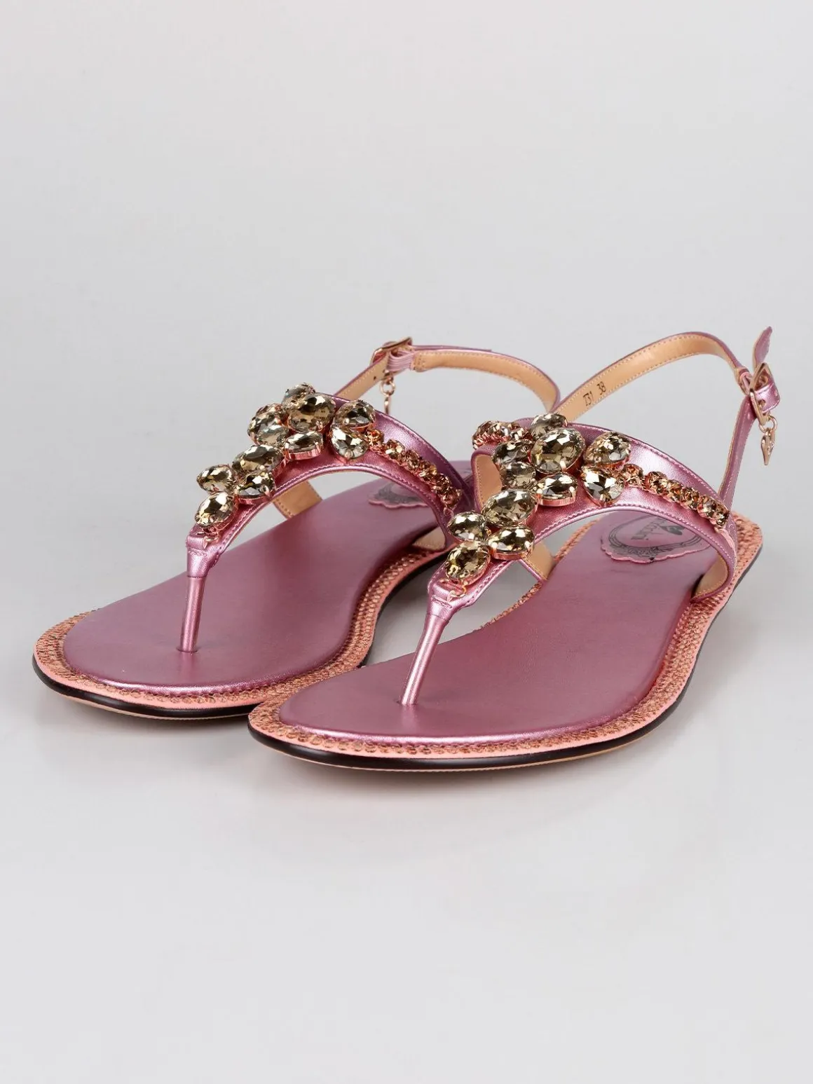 Braccialini infradito gioiello con strass