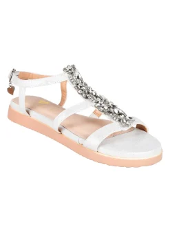Braccialini infradito glitter con pietre