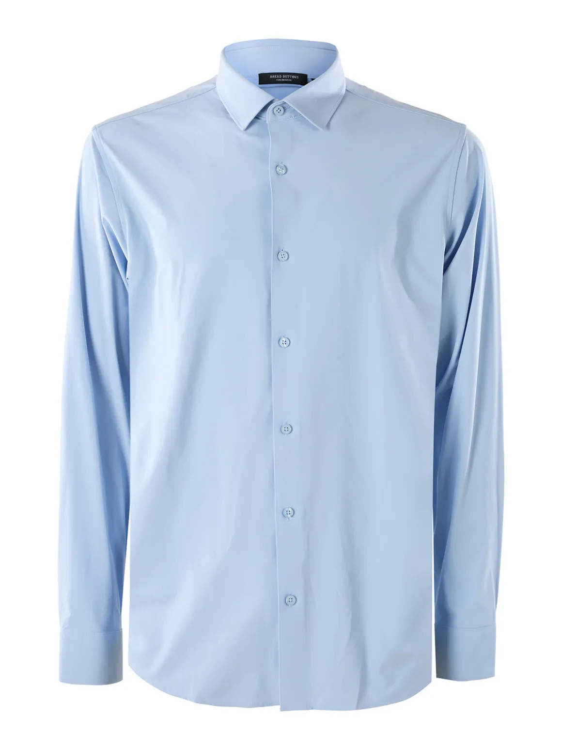 Bread & Buttons Camicia da uomo a maniche lunghe - azzurro