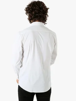 Bread & Buttons Camicia da uomo a maniche lunghe - bianco