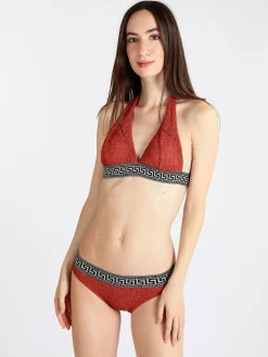 Brilliant Costume bikini donna a triangolo in lurex