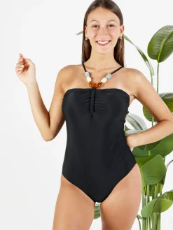 Brilliant Costume da bagno intero da donna a fascia