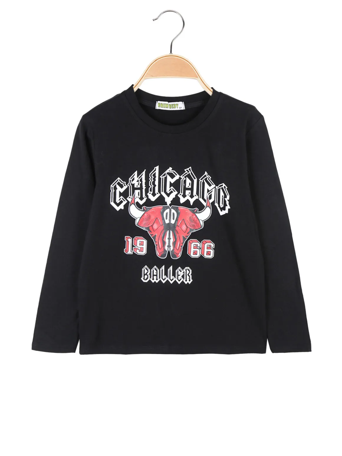 Brum Beby T-shirt da bambino a maniche lunghe con stampa
